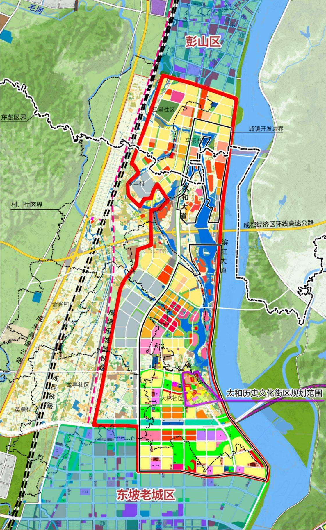 眉山最新城市总体规划,眉山市城市总体规划